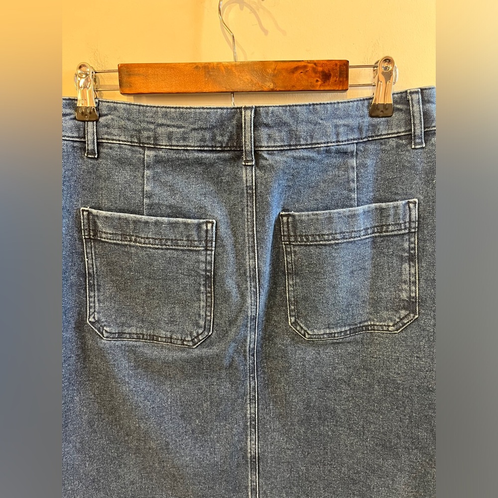 Boden Womens Denim Skirt Size 8 - Picture 4 of 8